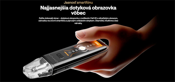 extrémna a jasná obrazovka